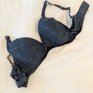 Cake Lingerie Mousse Padded Plunge Navy Nursing Bra